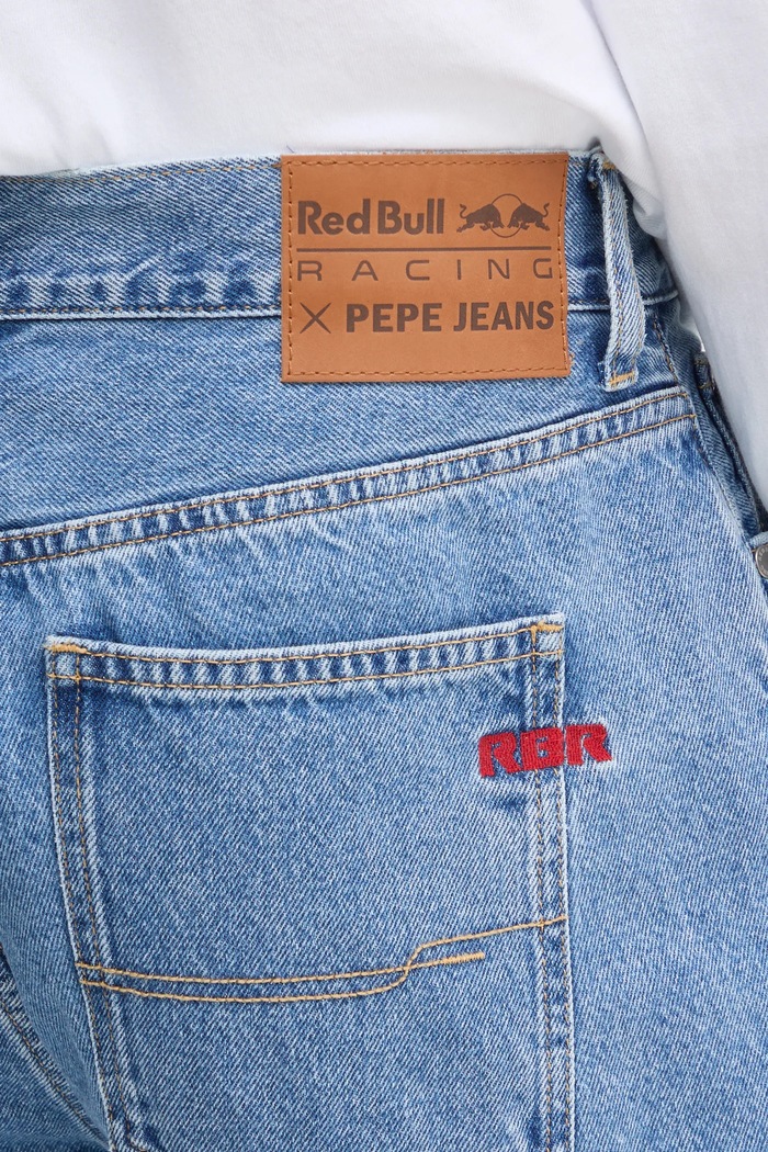 Red Bull Racing x Pepe Jeans jeansy LOOSE FIT JEANS niebieski RM200009R17