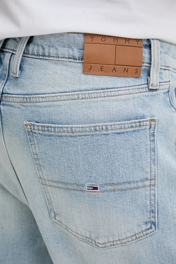 Rifle Tommy Jeans modrá DM0DM20997
