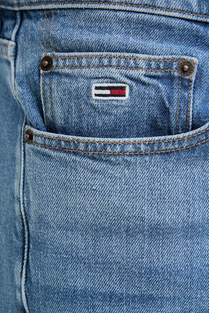 Rifle Tommy Jeans modrá DM0DM21015