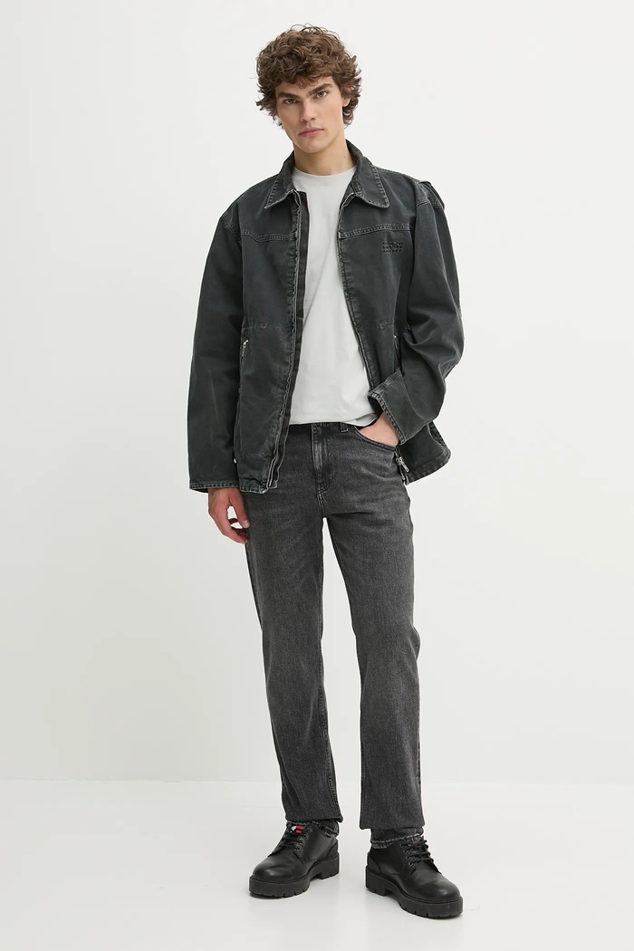 Rifle Tommy Jeans DM0DM21355 sivá AW25