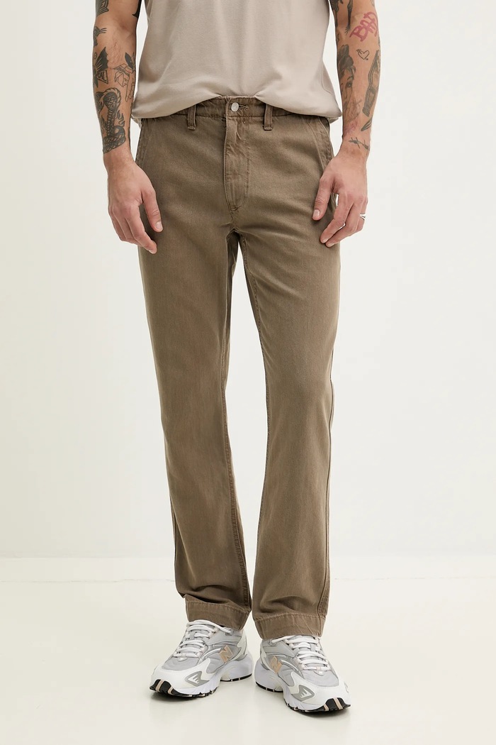 Traperice Abercrombie & Fitch bež KI131.5098.120