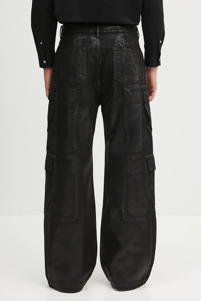Одяг Джинси Rick Owens DRKSHDW Double Cargo DU01E3361.DCF чорний