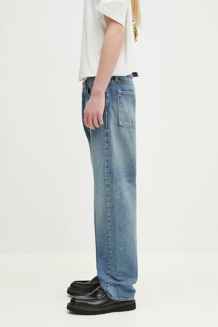 Human Made jeans Straight Denim Pants Future HM29PT003 blue SS25