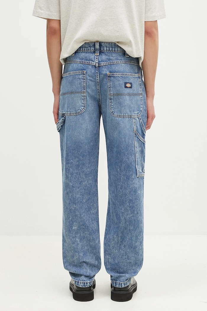 Îmbrăcăminte Dickies jeans Garyville Denim Rinsed Blue W/ Fade DK0A4XECK211 albastru