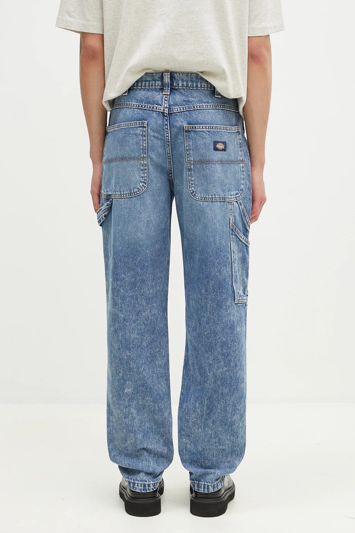 Clothing Dickies jeans Garyville Denim Rinsed Blue W/ Fade DK0A4XECK211 blue
