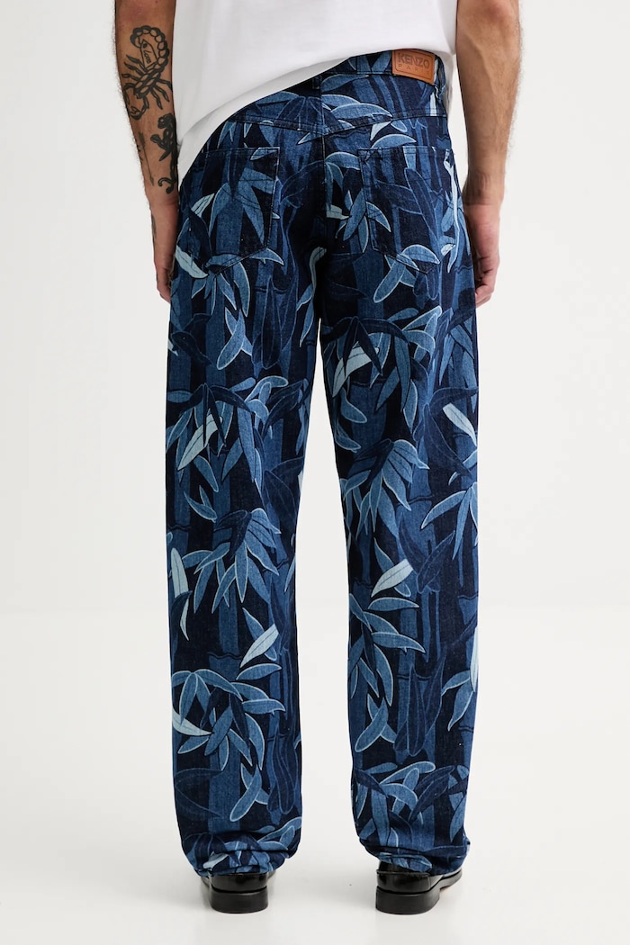 Дрехи Дънки Kenzo FF55DP4106P1.DM тъмносин