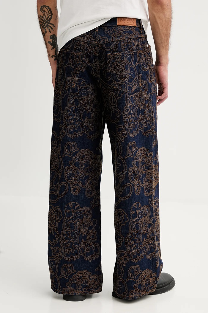 Oblečení Džíny Kenzo FF55DP4196V1.DM námořnická modř