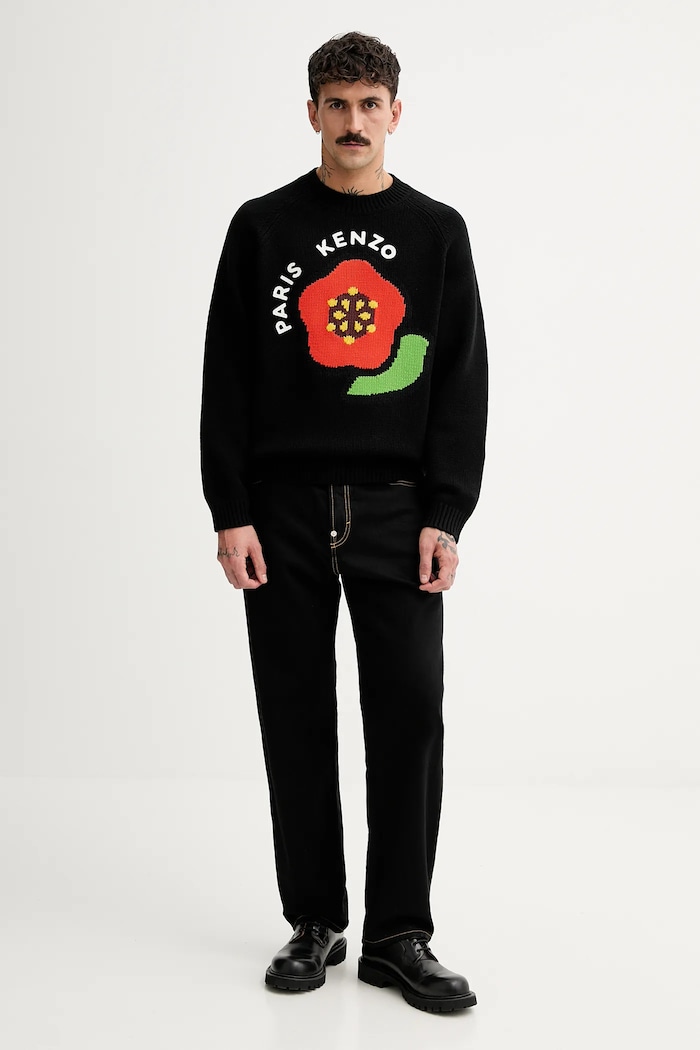 Džíny Kenzo FF55DP4206C1.BM černá SS25