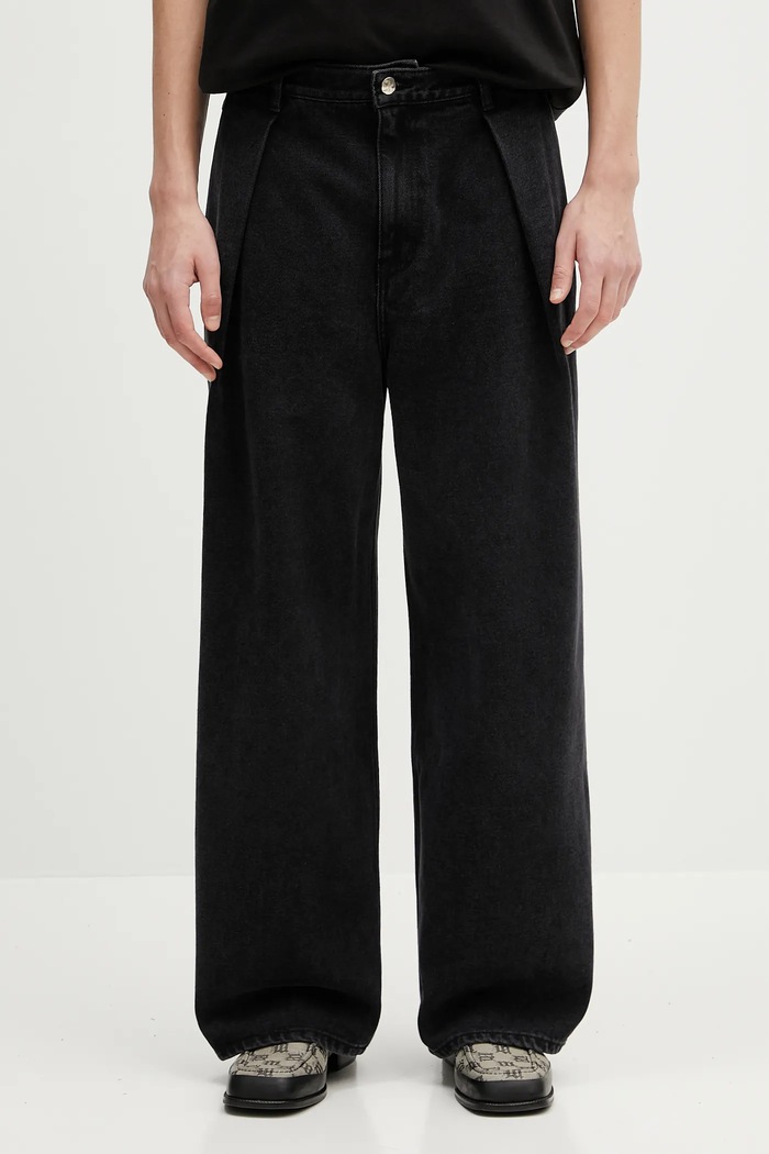 Τζιν παντελόνι Ader Error Apparel-Bottom μαύρο BO42FYJE0102BK