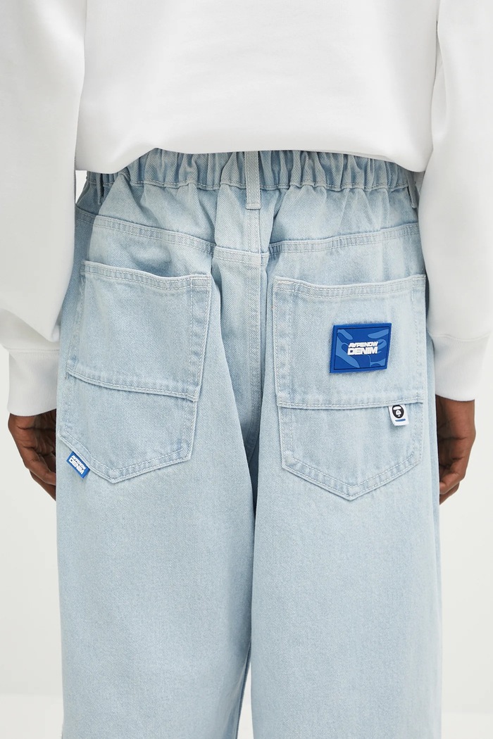 AAPE cotton jeans Now AAPPTMB623XAN blue