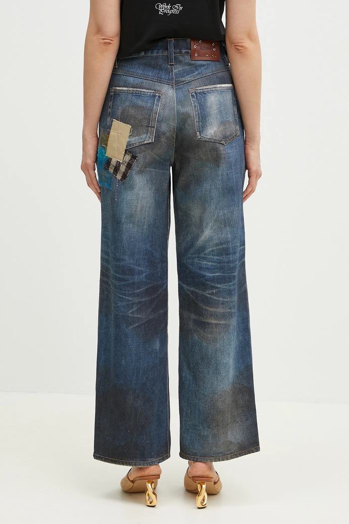 Andersson Bell jeans Patchwork Printed Denim Trompe L`Oeil apa789u