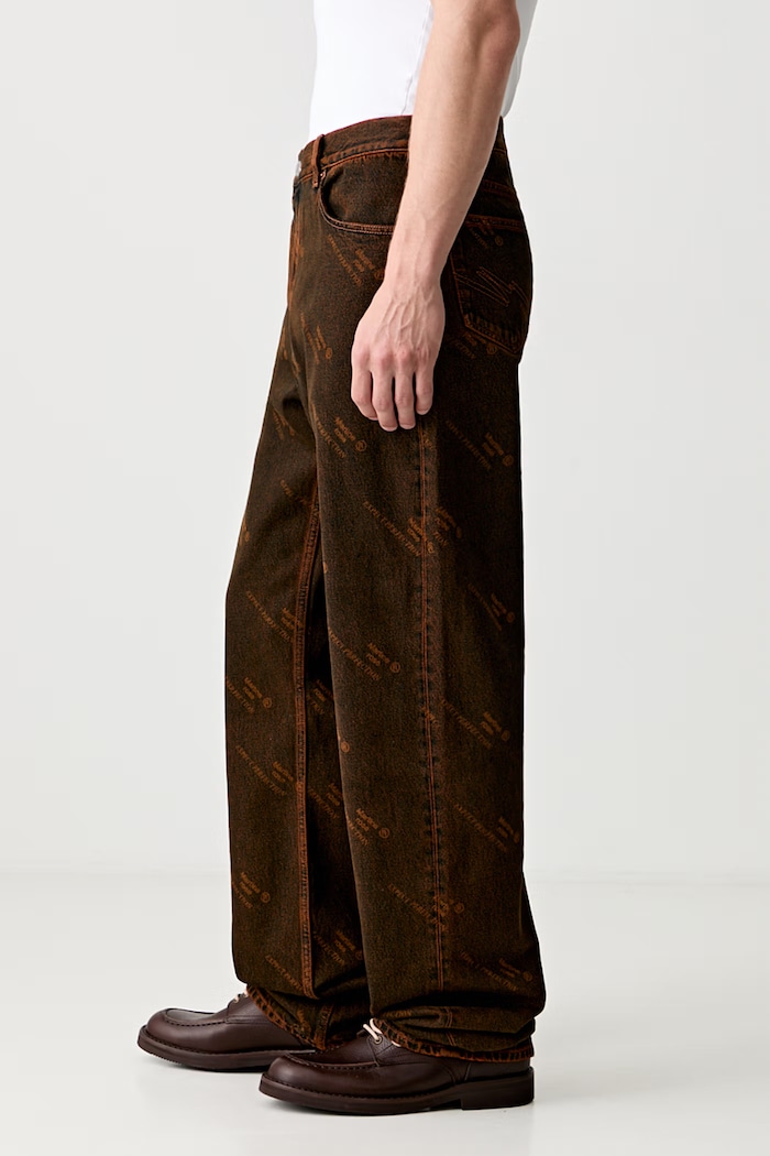 Oblečení Martine Rose Relaxed Fit relaxed fit džíny 229WD06204 oranžová