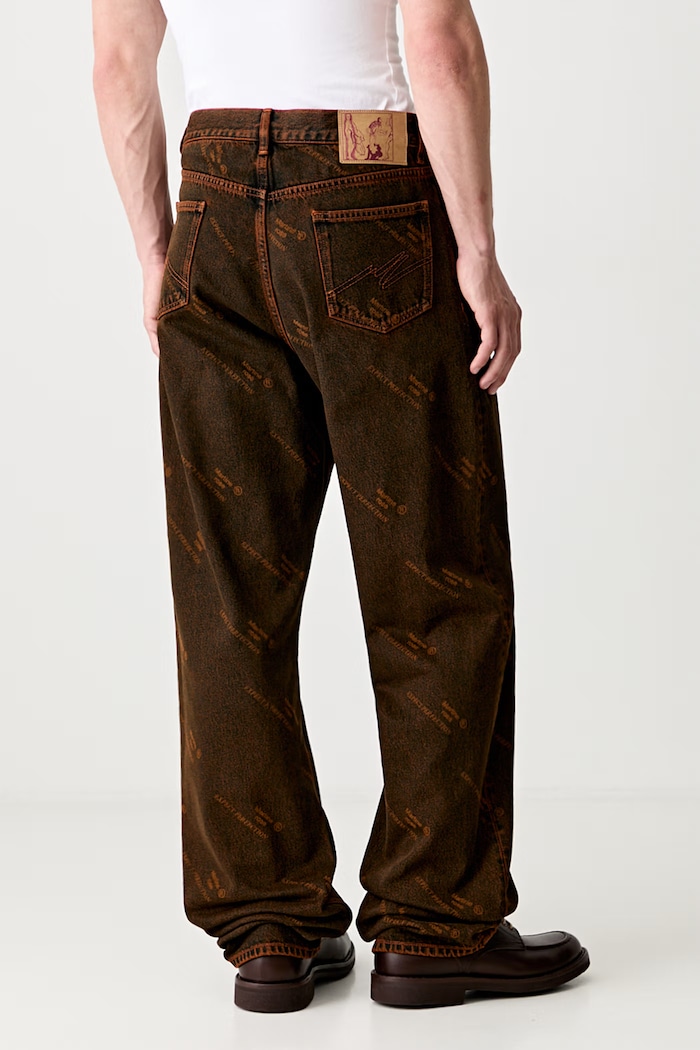Martine Rose Relaxed Fit relaxed fit džíny 229WD06204 oranžová