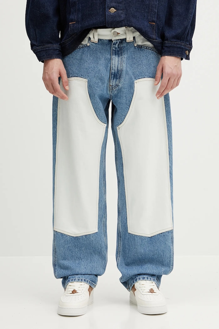 Джинси Aries Patchwork Western Carpenter Jeans блакитний AR3030503