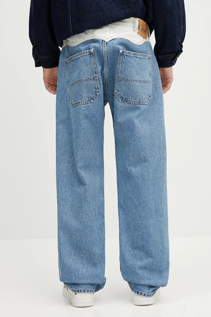 Джинси Aries Patchwork Western Carpenter Jeans AR3030503 блакитний