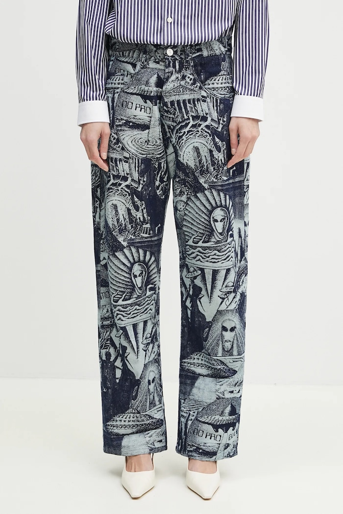No Problemo farmer Apocalypse Jacquard Bagi Jean NP3020203 kék SS25