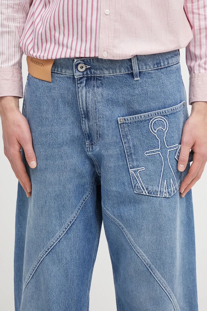 Бавовняні джинси JW Anderson Twisted Workwear DT0110.PG1735.804