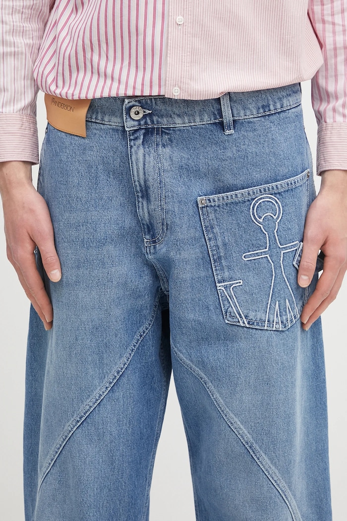 Бавовняні джинси JW Anderson Twisted Workwear DT0110.PG1735.804