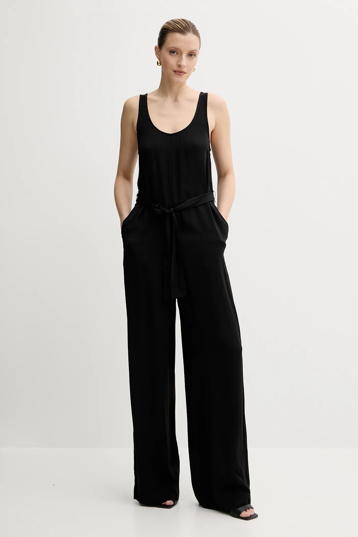 Armani Exchange salopetă uni negru XW000210.AF12742