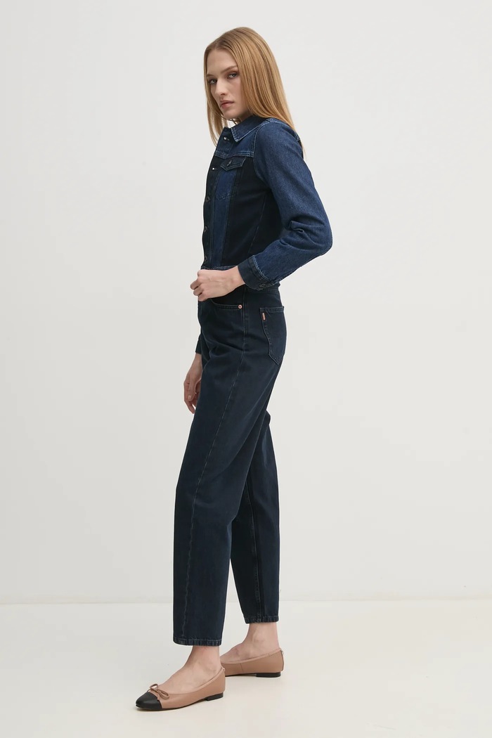 Одежда Джинсовый комбинезон Pepe Jeans VALERIE PL230508 тёмно-синий