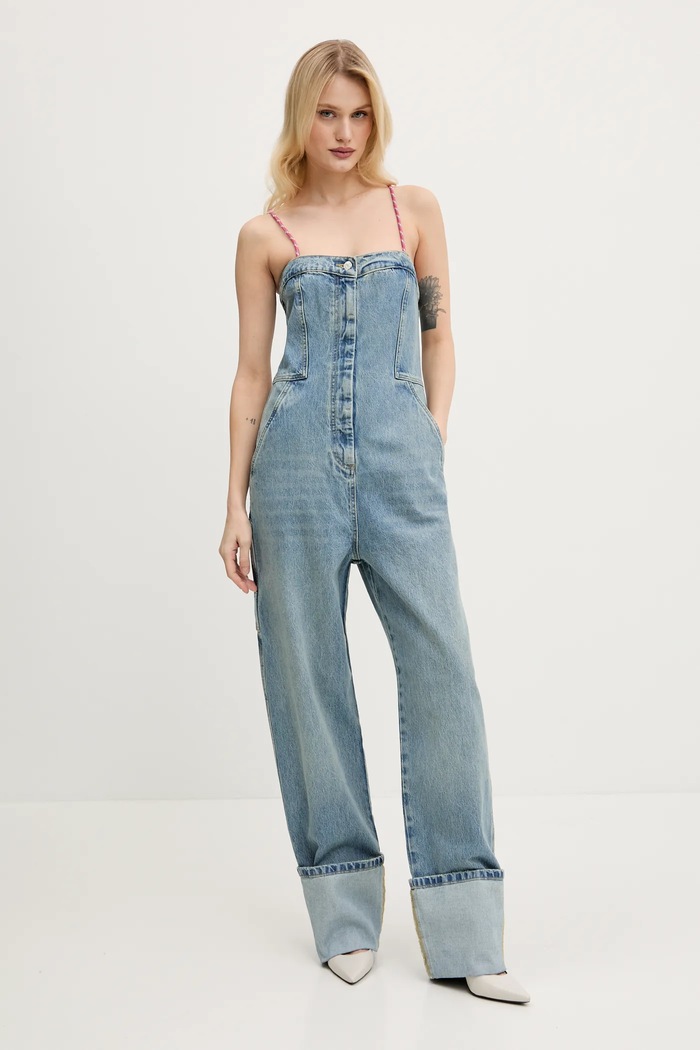 Ολόσωμη φόρμα Moschino Jeans τζιν μπλε 0429.3217