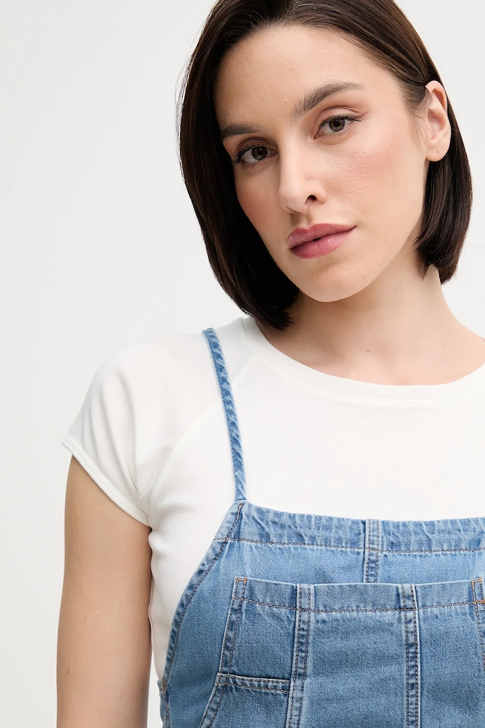 Дънков гащеризон Pepe Jeans JANICE син PL230519
