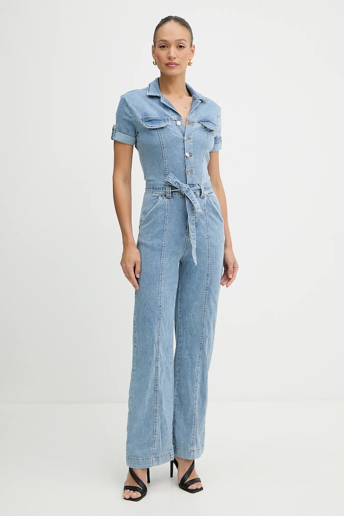 Guess salopetă jeans PARKER albastru W5GD1B.D5O90