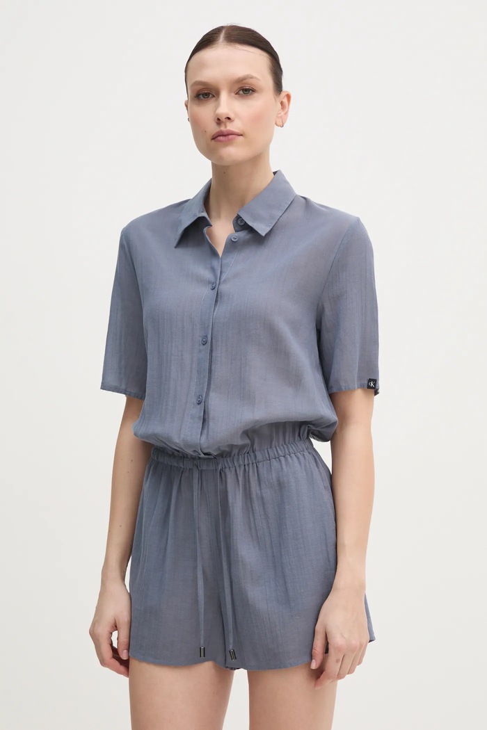 Ολόσωμη φόρμα Calvin Klein casual μπλε KW0KW02853