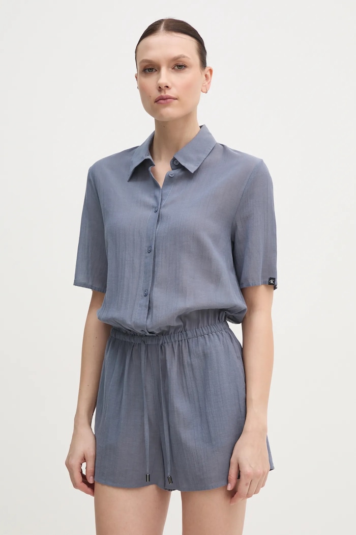 Ολόσωμη φόρμα Calvin Klein casual μπλε KW0KW02853