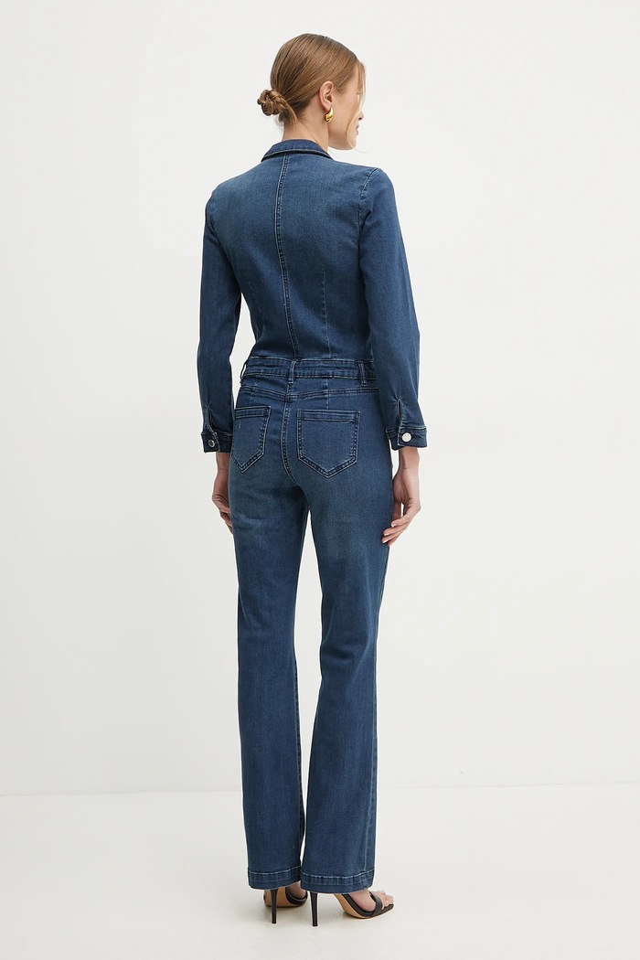 Morgan Salopeta jeans PCHALA PCHALA bleumarin SS25