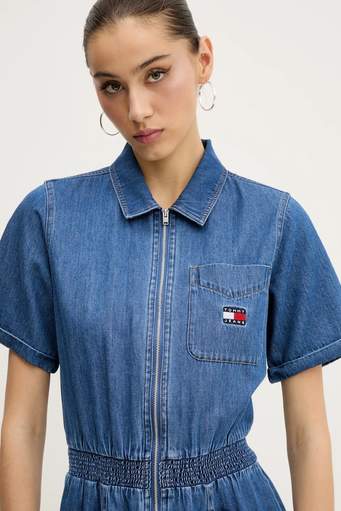 Džínový overal Tommy Jeans modrá DW0DW20371