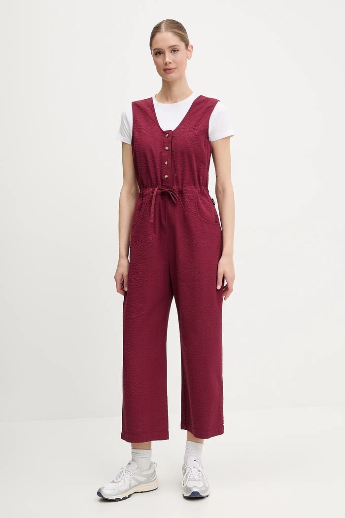Βαμβακερή φόρμα Picture Trinket casual μπορντό WJJ0098