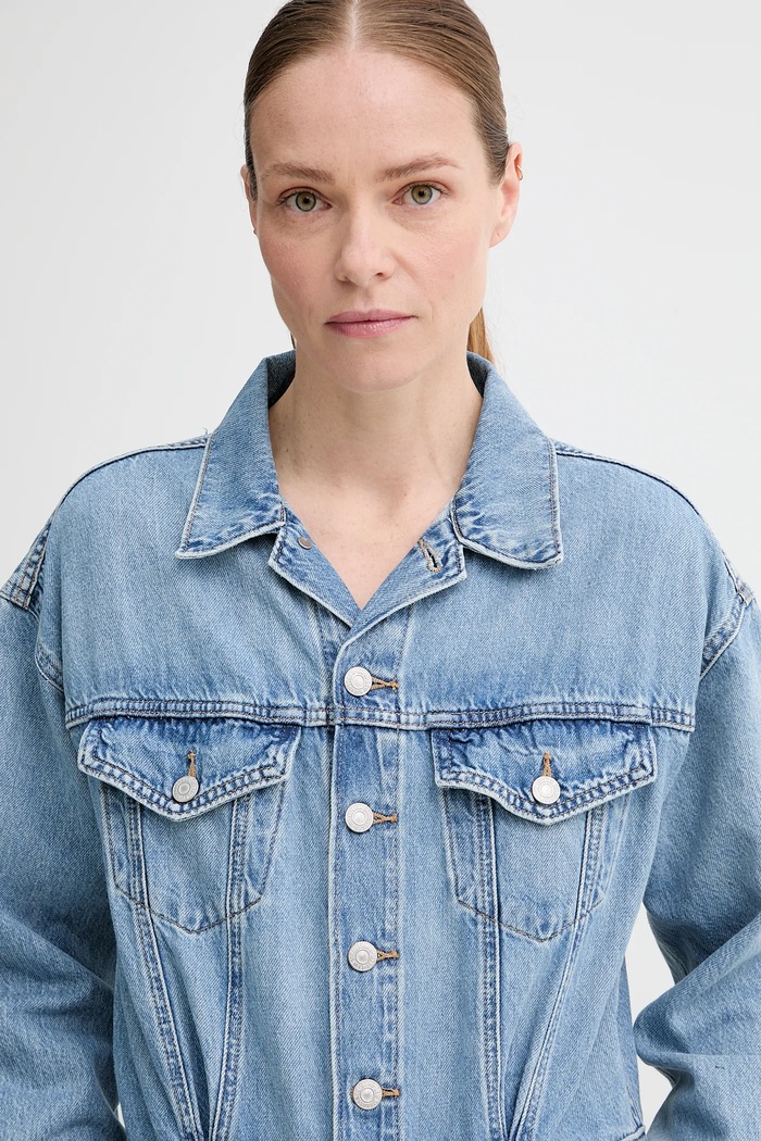 Levi's tuta in denim BAGGY JUMPSUIT H125 blu 001WA