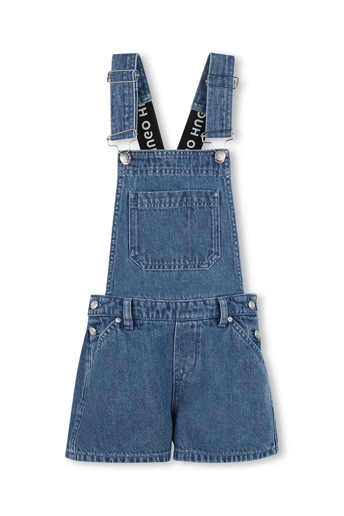 Otroške farmerke iz jeansa HUGO G00405.162.174 modra SS25