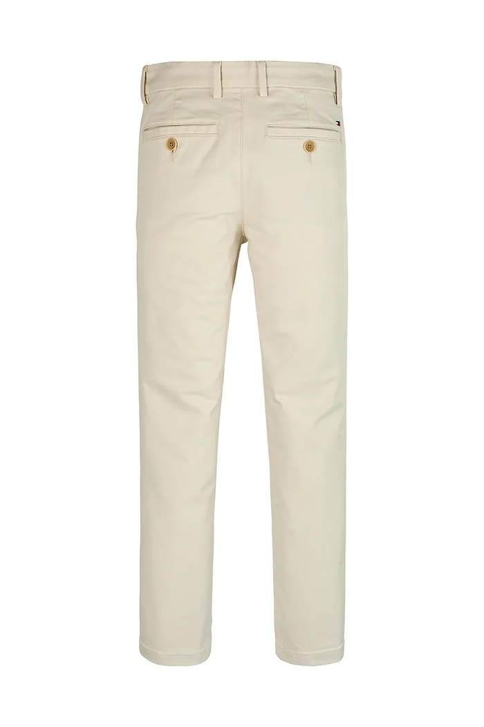 CHLAPEC Dětské kalhoty Tommy Hilfiger KB0KB09435.128.176.PPYA béžová