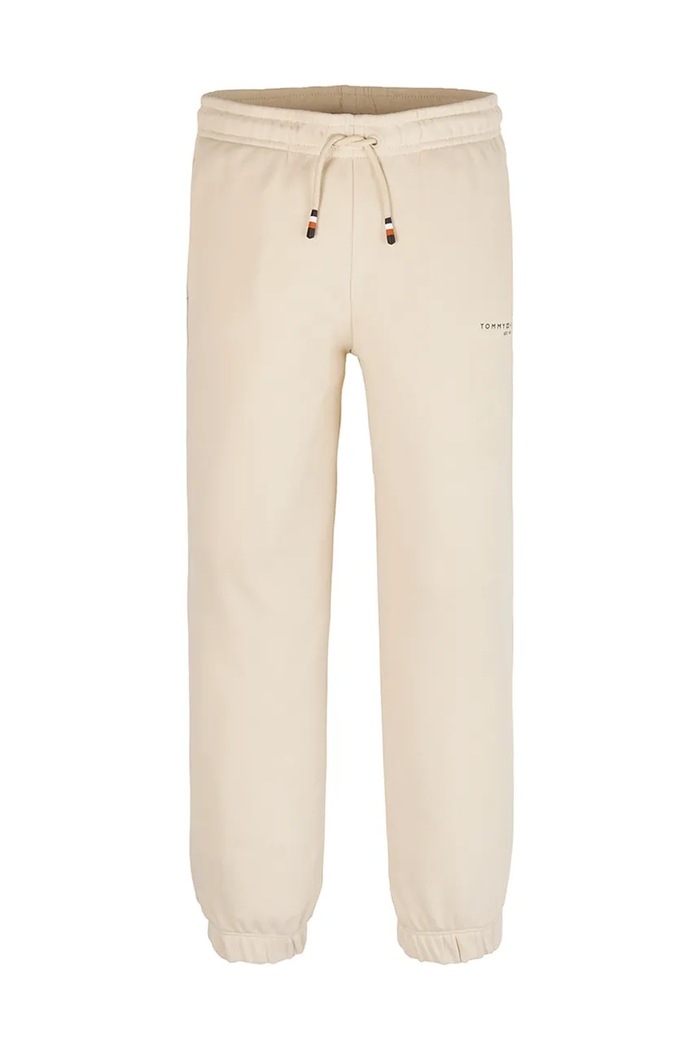 Tommy Hilfiger Dětské tepláky Tommy Hilfiger KS0KS00596.98.122.PPYA béžová SS25