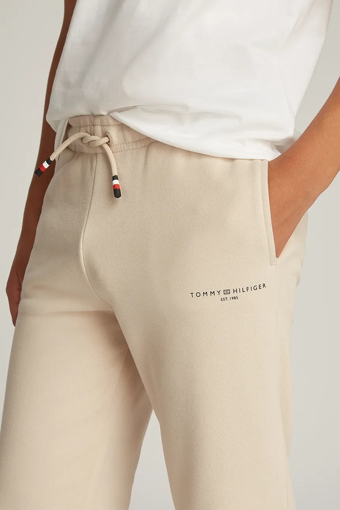 Dětské tepláky Tommy Hilfiger Tommy Hilfiger béžová KS0KS00596.98.122.PPYA