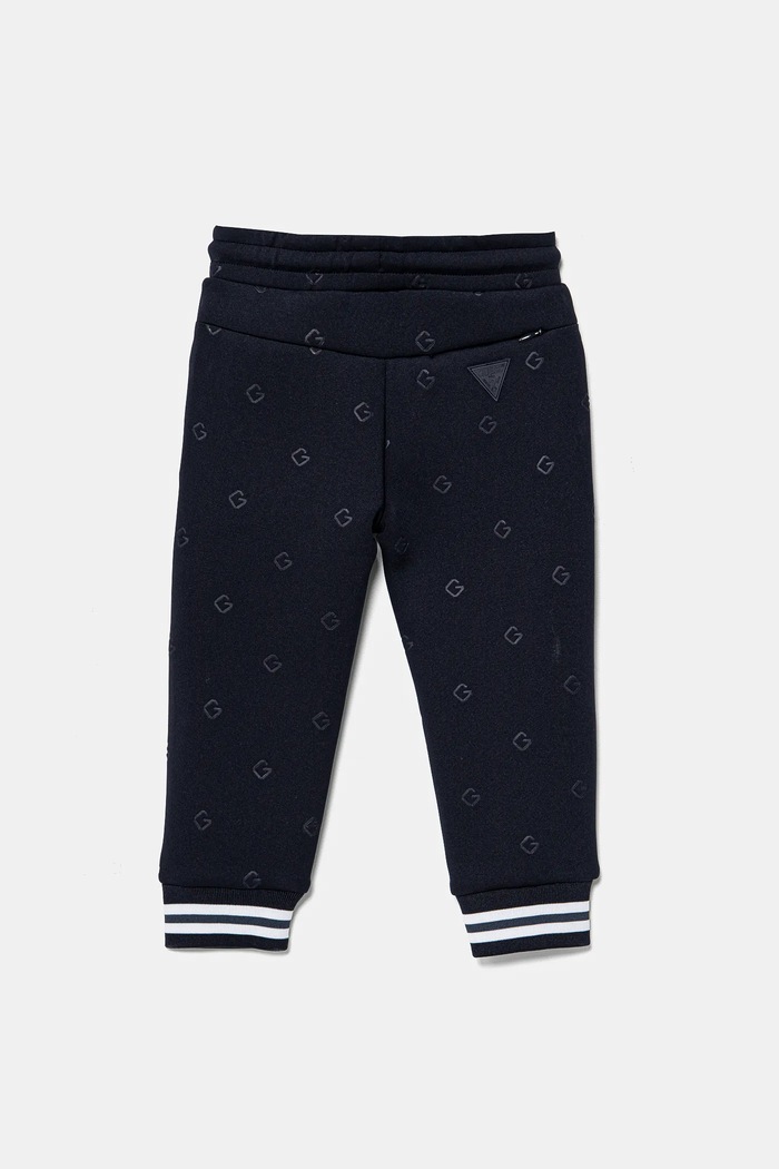 Guess spodnie dresowe dziecięce N5RQ12.KAZQ2.PPYA granatowy SS25