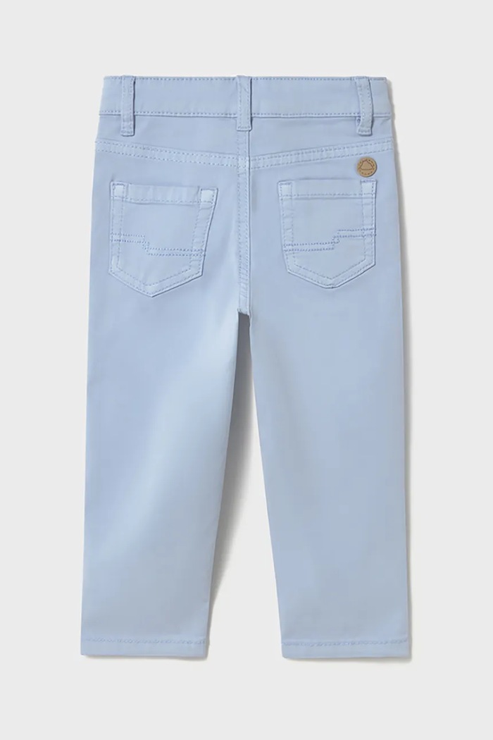 Detské nohavice Mayoral slim fit basic 506.3E.Baby.PPYA modrá SS25