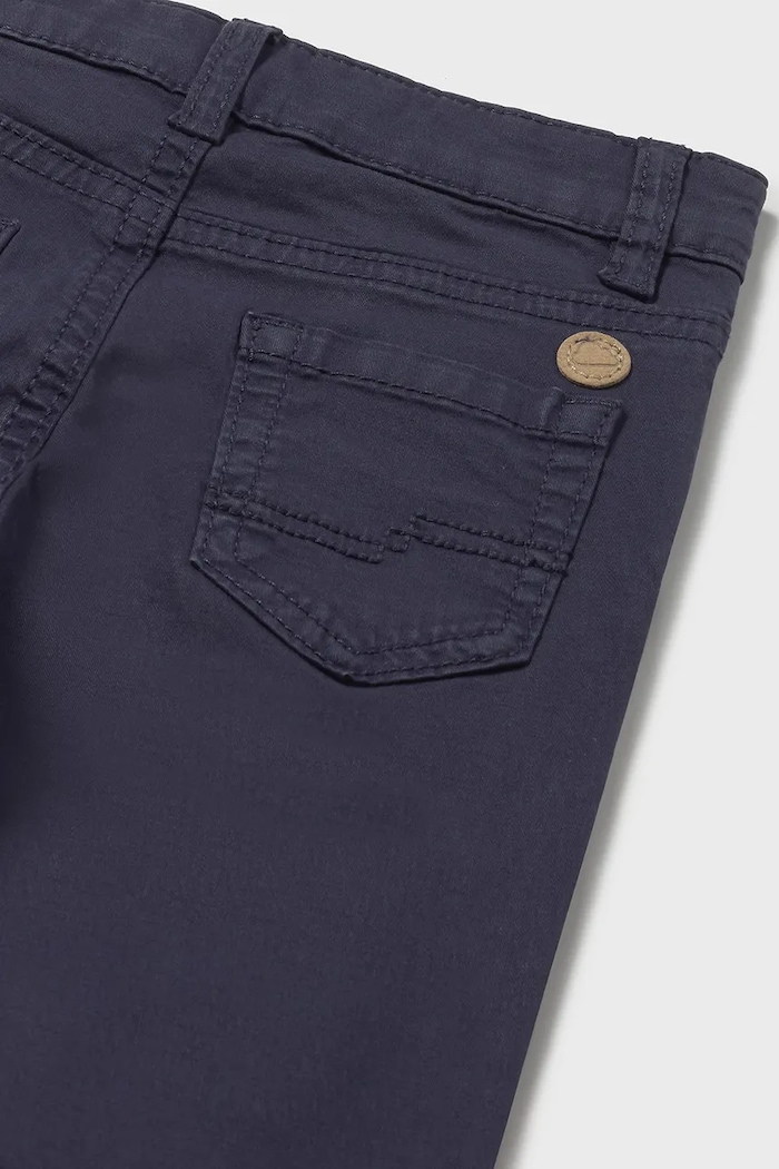 Băieți Mayoral pantaloni copii slim fit basic 506.3E.Baby.PPYA bleumarin