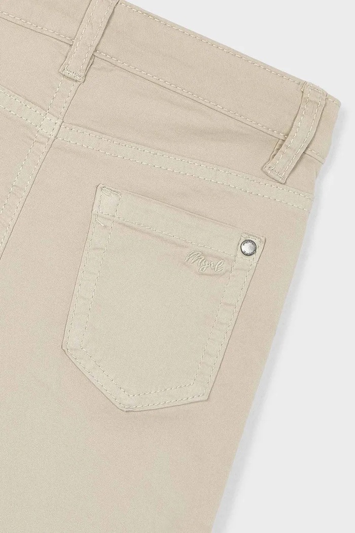 CHLAPEC Dětské kalhoty Mayoral slim fit basic 509.5E.Mini.PPYA béžová