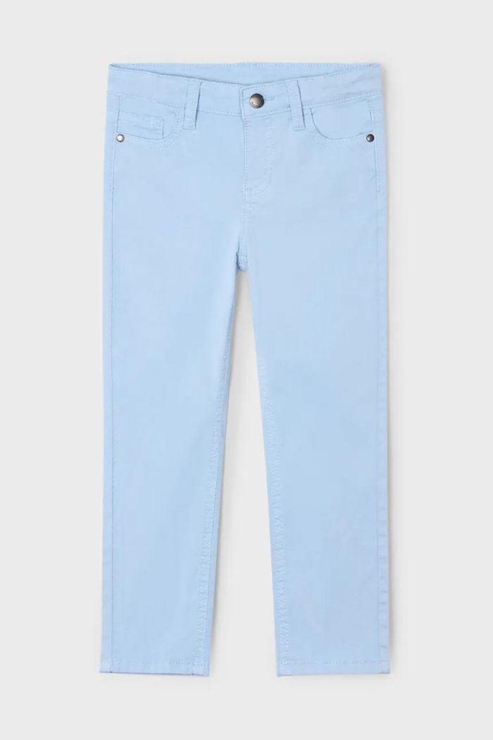 Mayoral pantaloni copii slim fit basic panza albastru 509.5E.Mini.PPYA