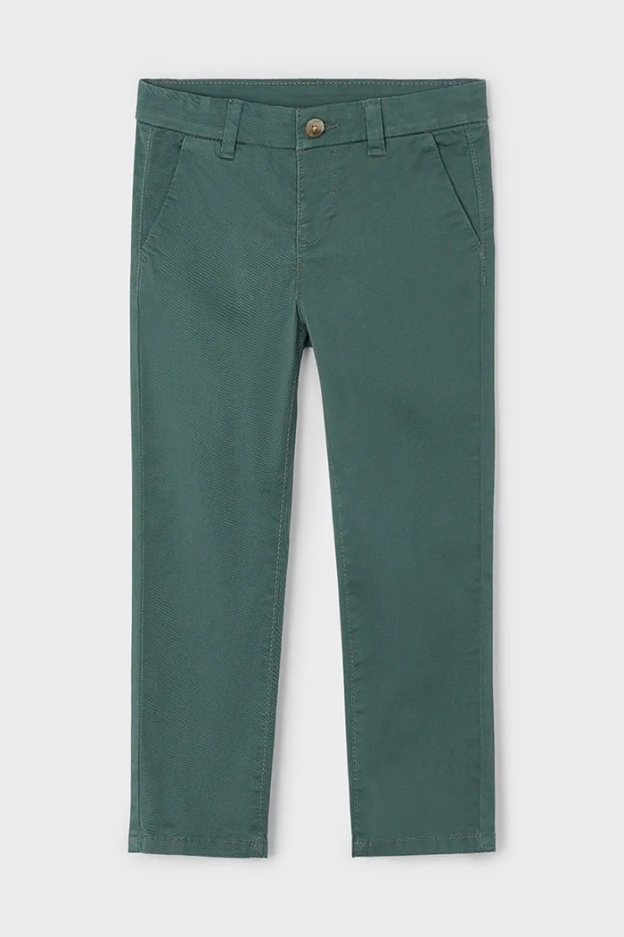 Mayoral pantaloni copii bumbac verde 512.5C.Mini.PPYA