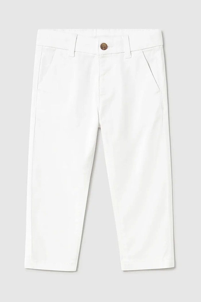 Mayoral Pantaloni copii alb 522.3A.Baby.PPYA