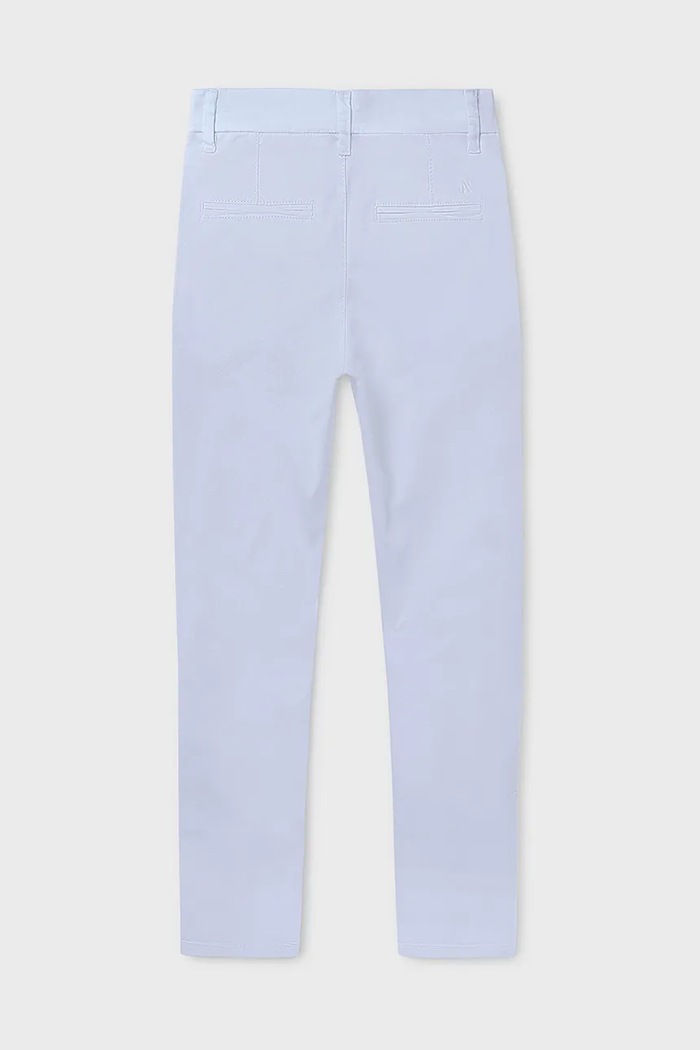 Mayoral pantaloni copii 530.7A.Junior.PPYA alb SS25