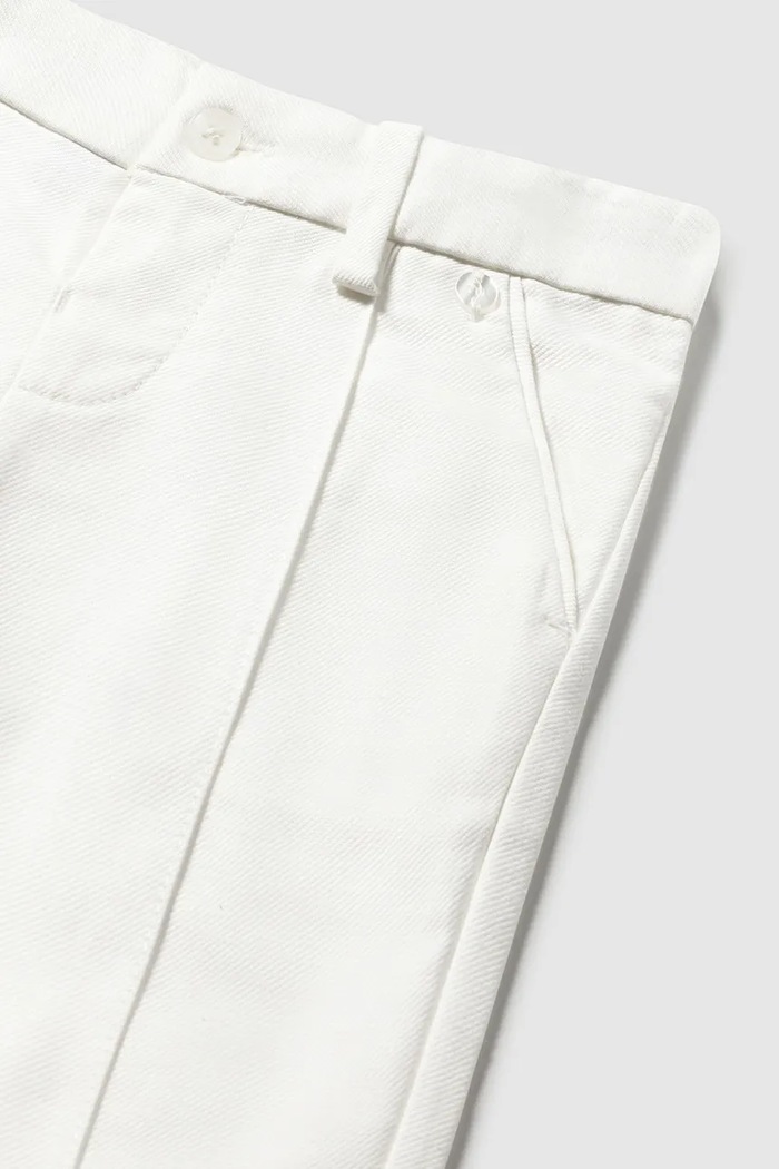 Băieți Mayoral Pantaloni din bumbac pentru bebeluși 1576.3A.Baby.PPYA bej