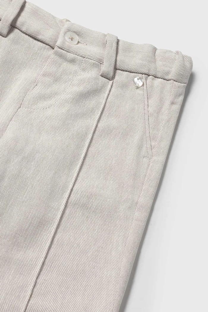 Băieți Mayoral Pantaloni din bumbac pentru bebeluși 1576.3A.Baby.PPYA bej