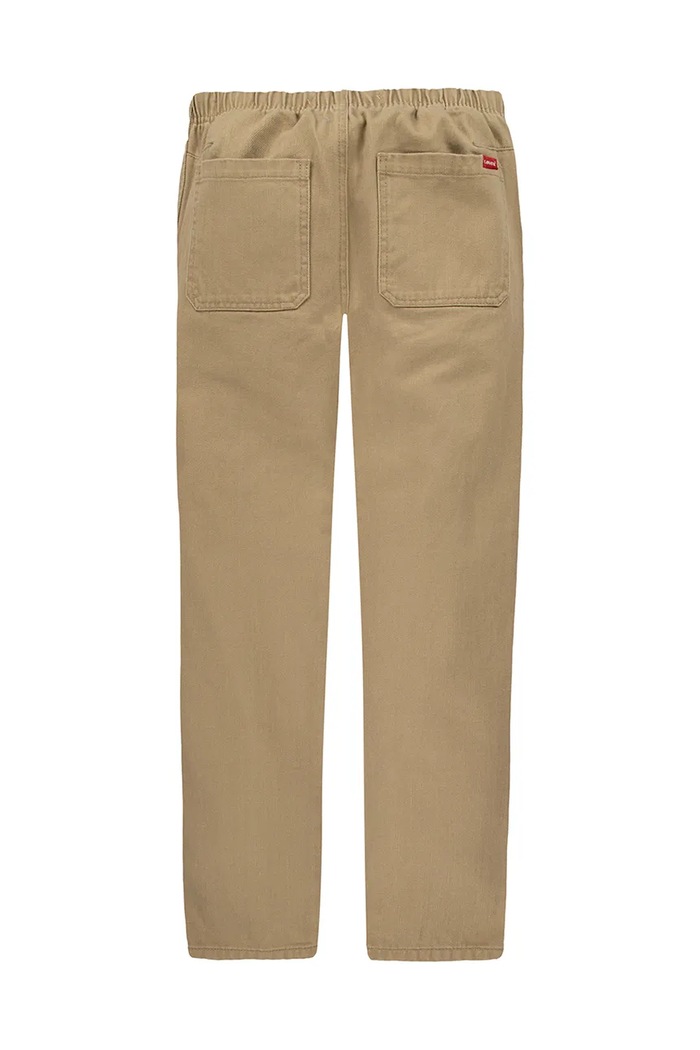 Levi's Pantaloni de bumbac pentru copii LOOSE FIT PULL-ON PANTS 9EL221 verde SS25