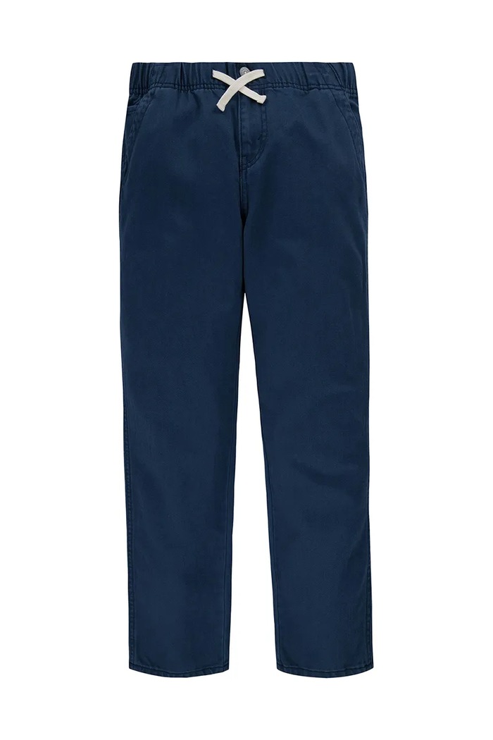 Levi's Pantaloni de bumbac pentru copii LOOSE FIT PULL-ON PANTS 9EL221 bleumarin SS25