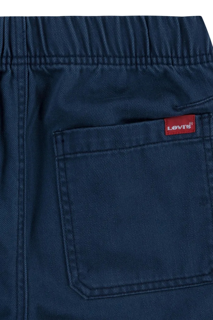 Pantaloni de bumbac pentru copii LOOSE FIT PULL-ON PANTS Levi's 9EL221 bleumarin
